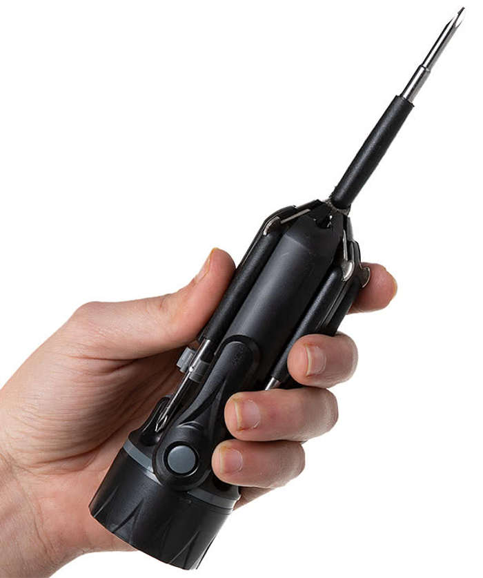 Spidey 8-In-1 Screwdriver Flashlight - Black 5 Spidey 8-In-1 Screwdriver Flashlight - Black