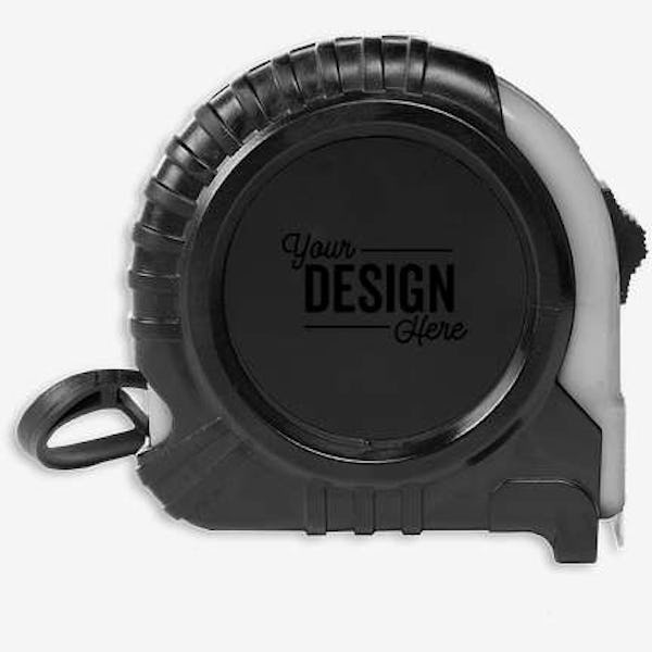 Pro Locking Tape Measure - Black w/ Silver Trim