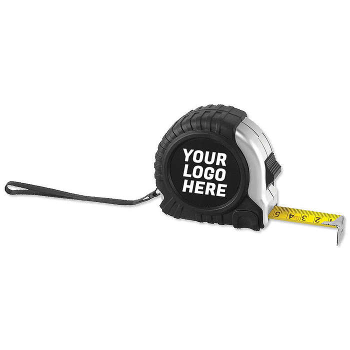 Pro Locking Tape Measure - Black w/ Silver Trim