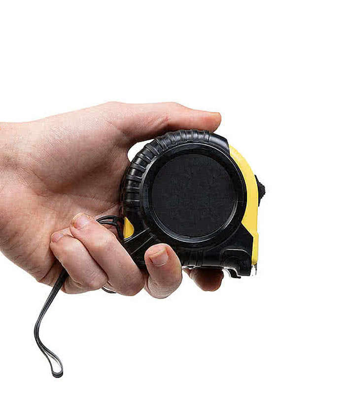 Pro Locking Tape Measure - Black w/ Silver Trim 3 Pro Locking Tape Measure - Black w/ Silver Trim