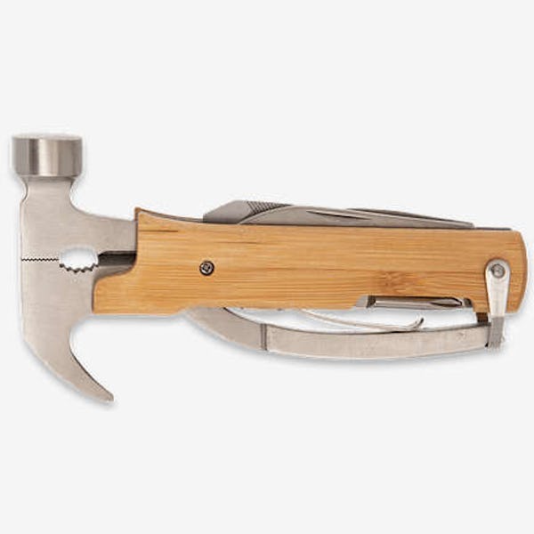 Laser Engraved 12-in-1 Multi-Functional Wood Hammer - Wood