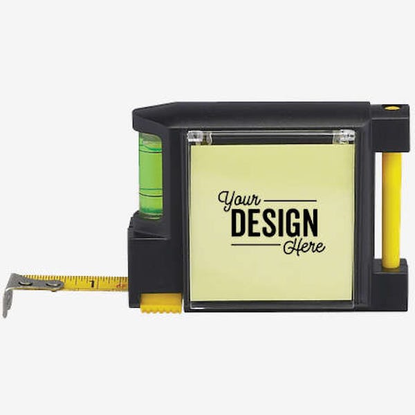 Combo Tape Measure and Level - Black