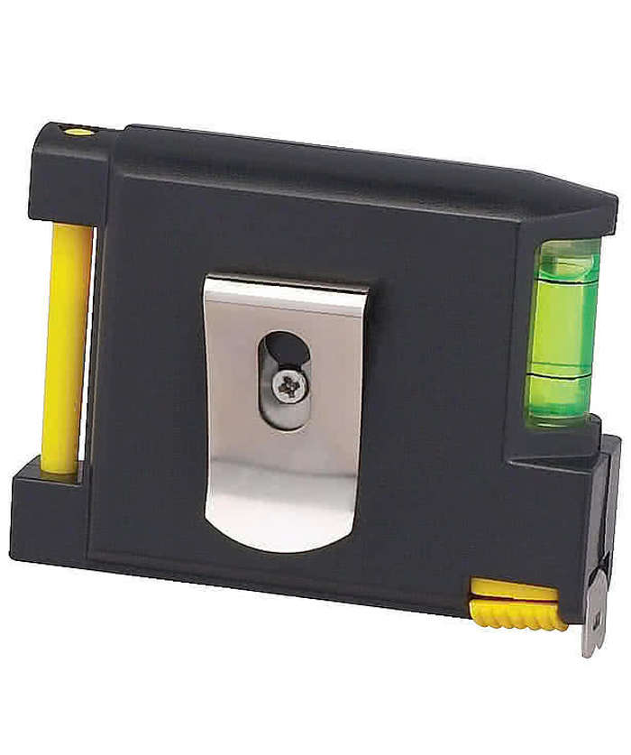 Combo Tape Measure and Level - Black 6 Combo Tape Measure and Level - Black