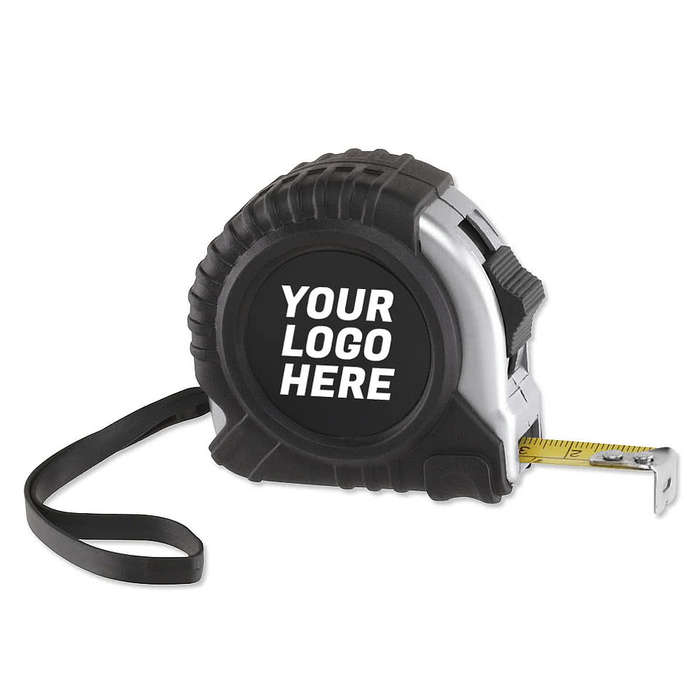 Journeyman Locking Tape Measure - Black w/ Silver Trim
