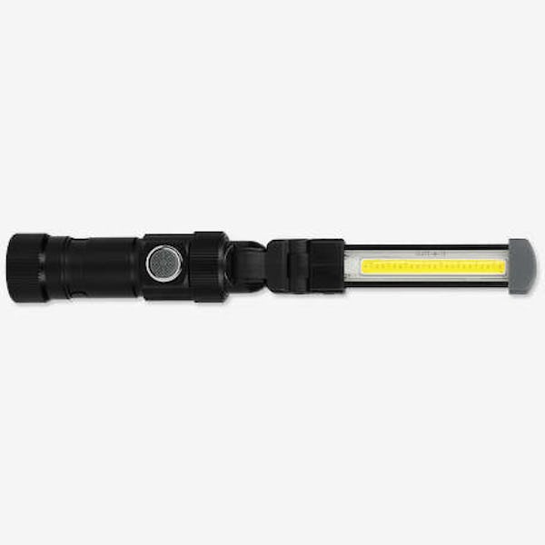 Laser Engraved Mini Eco Work Flashlight - Black