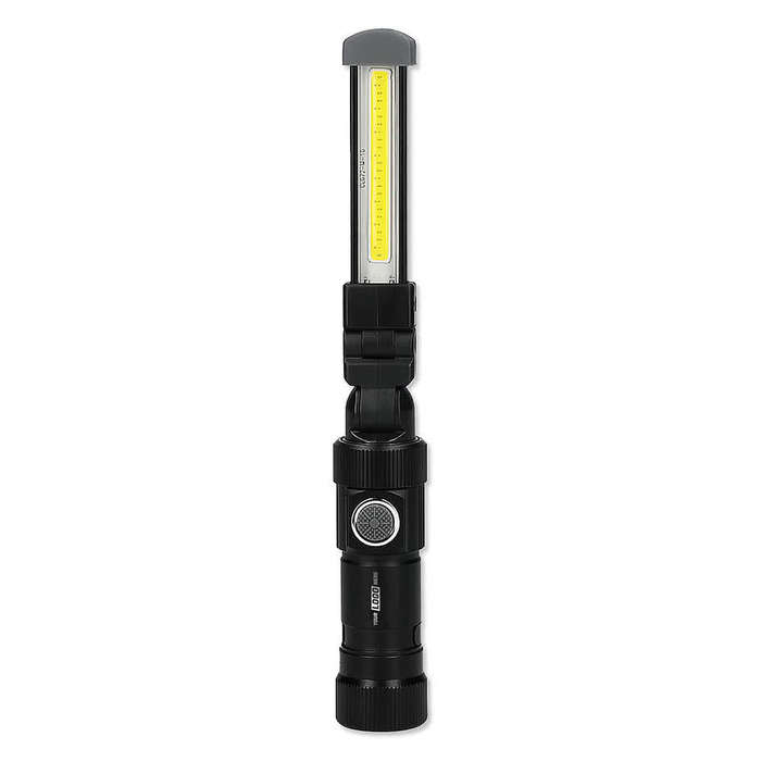 Laser Engraved Mini Eco Work Flashlight - Black