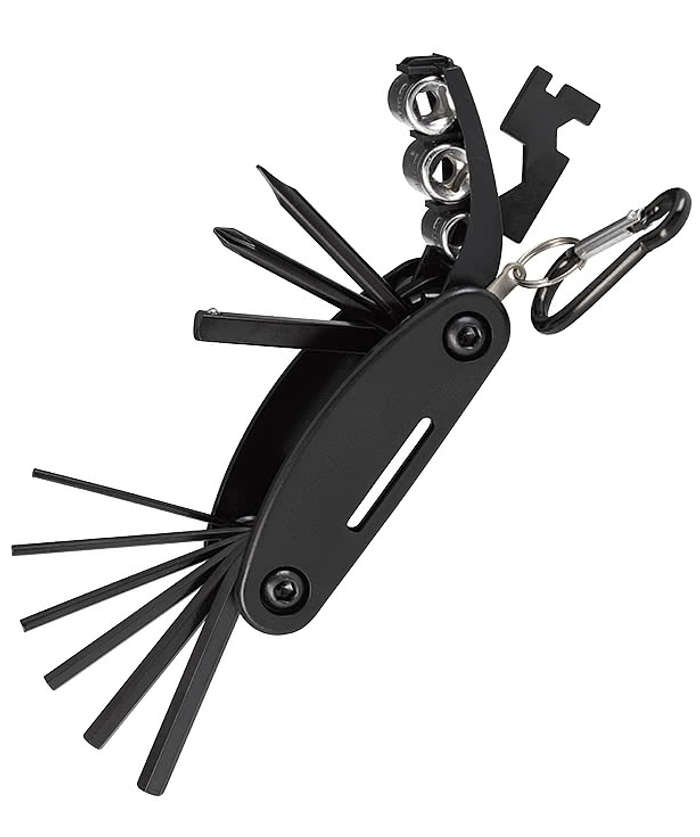 Bike & More 16-Function Repair Multi-Tool - Black 3 Bike & More 16-Function Repair Multi-Tool - Black