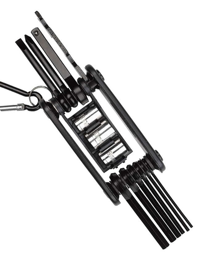 Bike & More 16-Function Repair Multi-Tool - Black 4 Bike & More 16-Function Repair Multi-Tool - Black