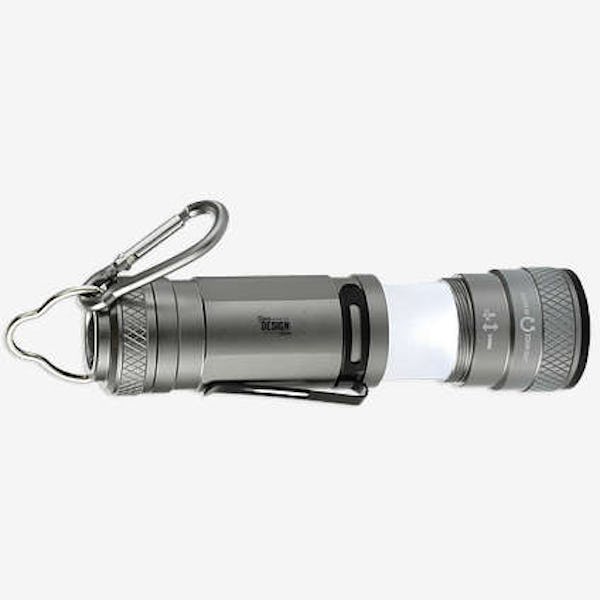 Laser Engraved High Sierra Bright CREE Zoom Flashlight - Graphite (GA)
