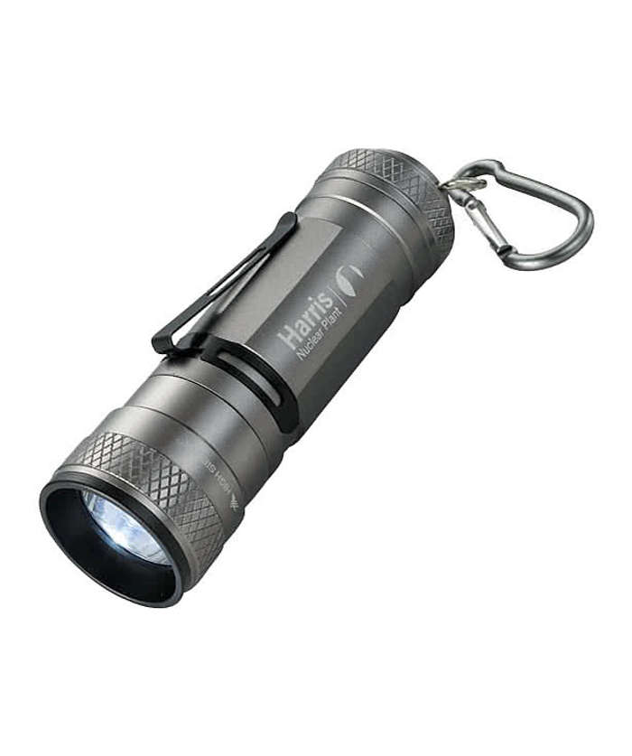 Laser Engraved High Sierra Bright CREE Zoom Flashlight - Graphite (GA)