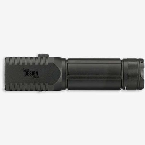 Laser Engraved High Sierra 3W CREE XPE LED Flashlight - Black