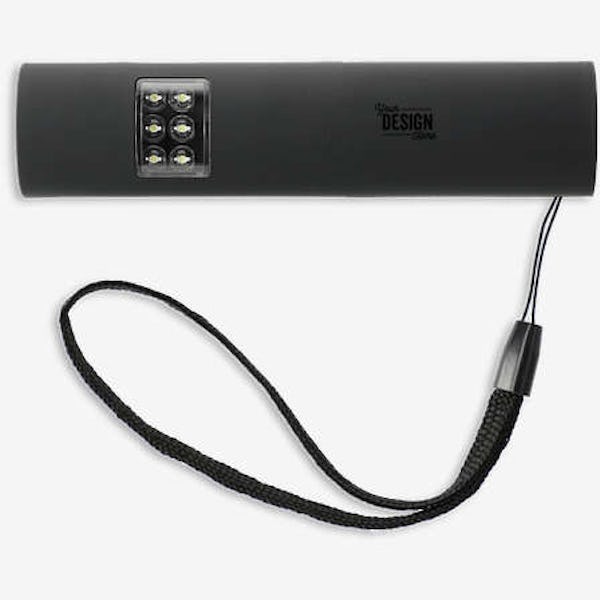 Full Color Mini Grip Slim and Bright Magnetic LED Flashlight - Black