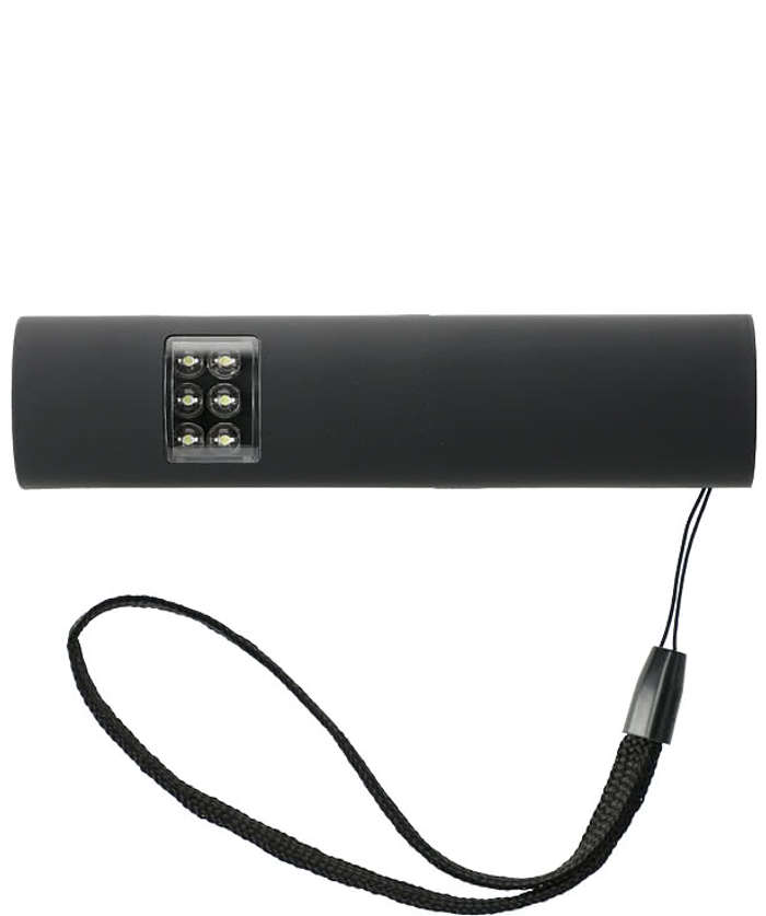 Full Color Mini Grip Slim and Bright Magnetic LED Flashlight - Black