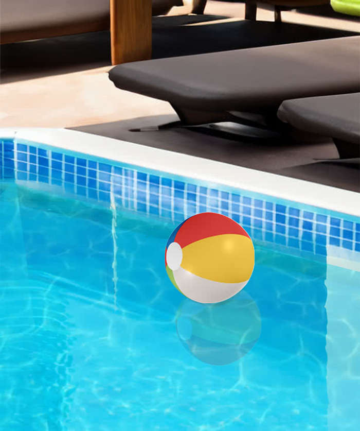 12" Beach Ball - Blue 3 12" Beach Ball - Blue