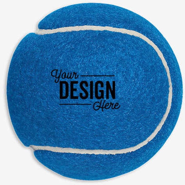 Pet-Friendly Promotional Tennis Ball - Blue