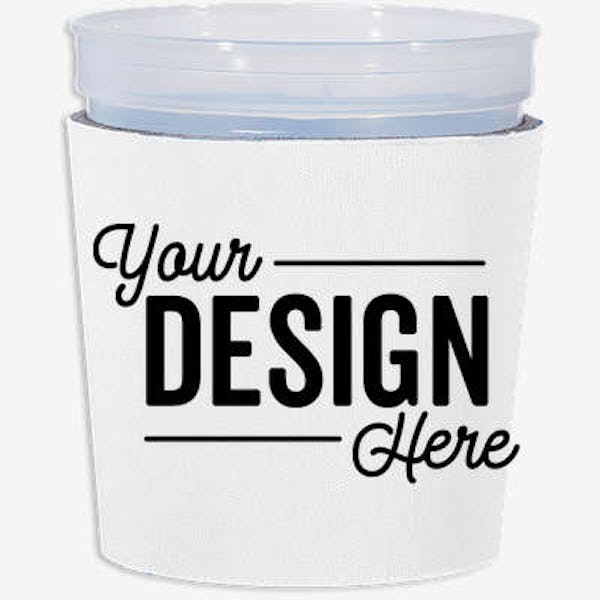 Full Color Kan-Tastic Cup Sleeve - White