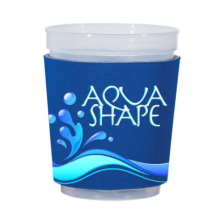 Full Color Kan-Tastic Cup Sleeve - White