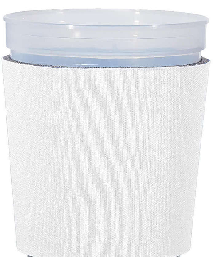 Full Color Kan-Tastic Cup Sleeve - White