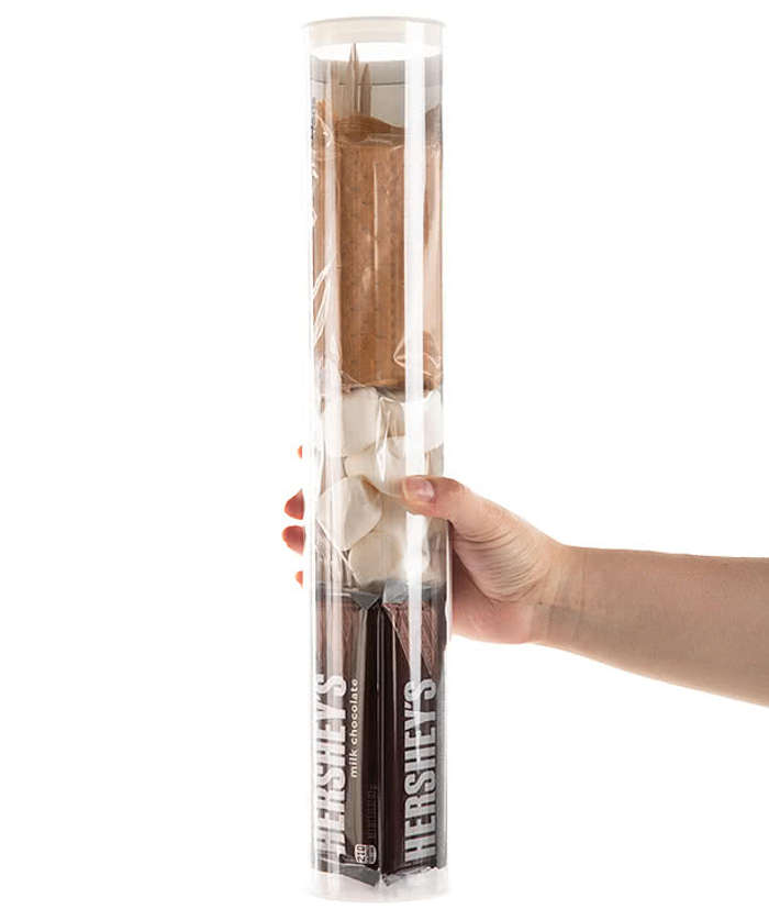 Full Color Large Campfire S'mores Kit - Milk Chocolate Smores
