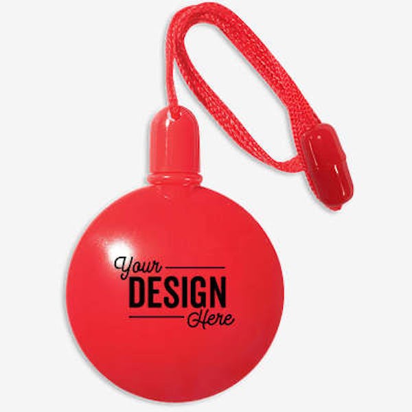 1.33 oz. Round Bubble Dispenser - Red