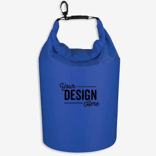 Full Color Small Waterproof Window Dry Bag - Clear with Royal