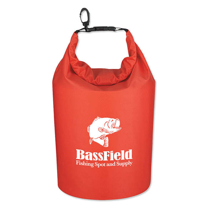 Full Color Small Waterproof Window Dry Bag - Clear with Royal