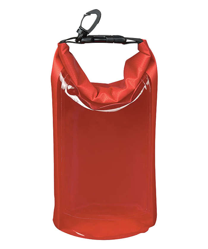 Full Color Small Waterproof Window Dry Bag - Clear with Royal 3 Full Color Small Waterproof Window Dry Bag - Clear with Royal