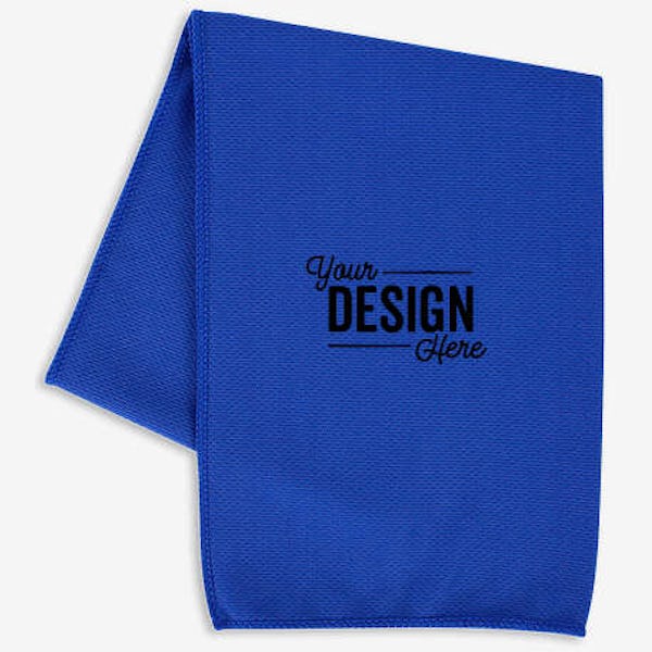 Recycled Sport Cooling Towel - Blue