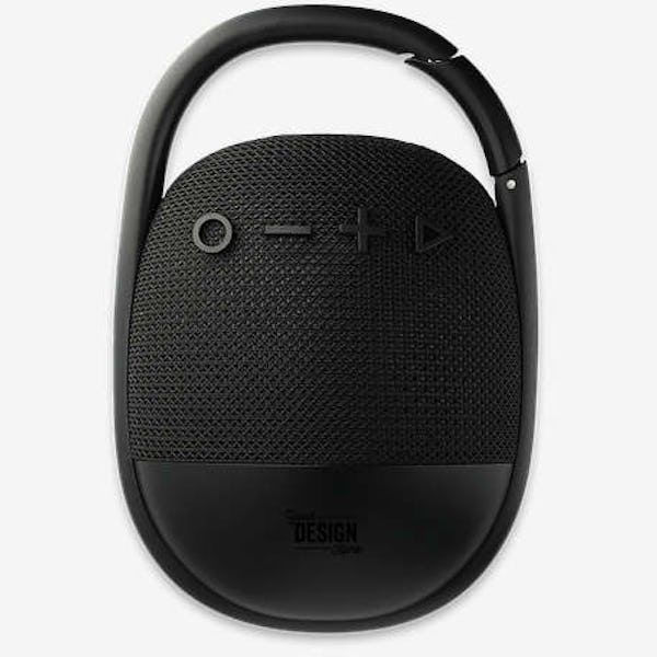 Fabric Clip Portable Waterproof Bluetooth Speaker - Black