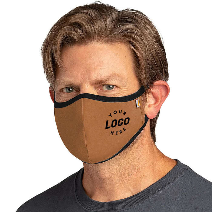 Customized Carhartt Cotton Stretch Face Mask (3 pack) - Black