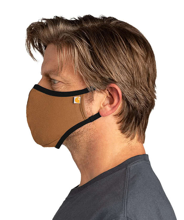 Customized Carhartt Cotton Stretch Face Mask (3 pack) - Black