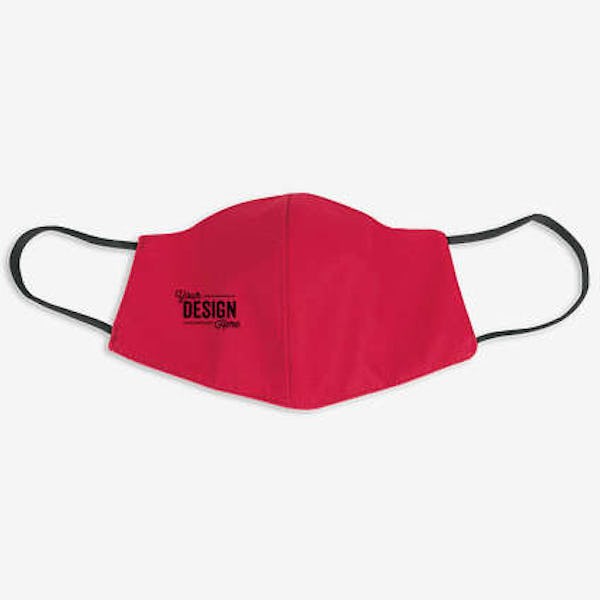 Full Color Comfy Face Mask - Red