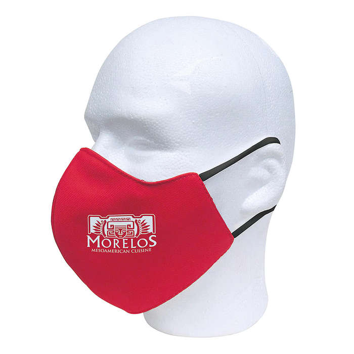 Full Color Comfy Face Mask - Red