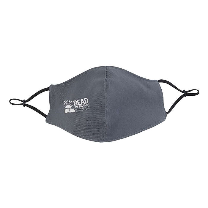 Comfy Youth Face Mask with Lanyard - Black