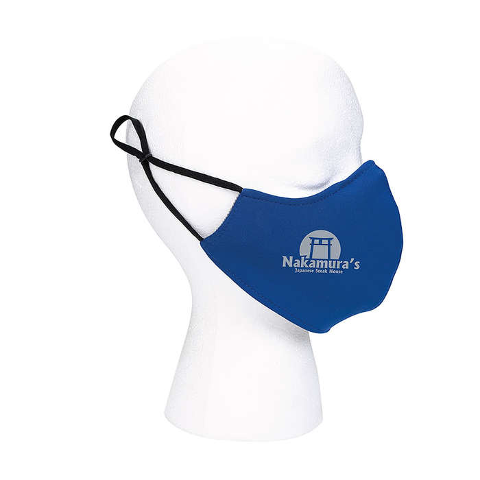Full Color Comfy Performance Face Mask - Black