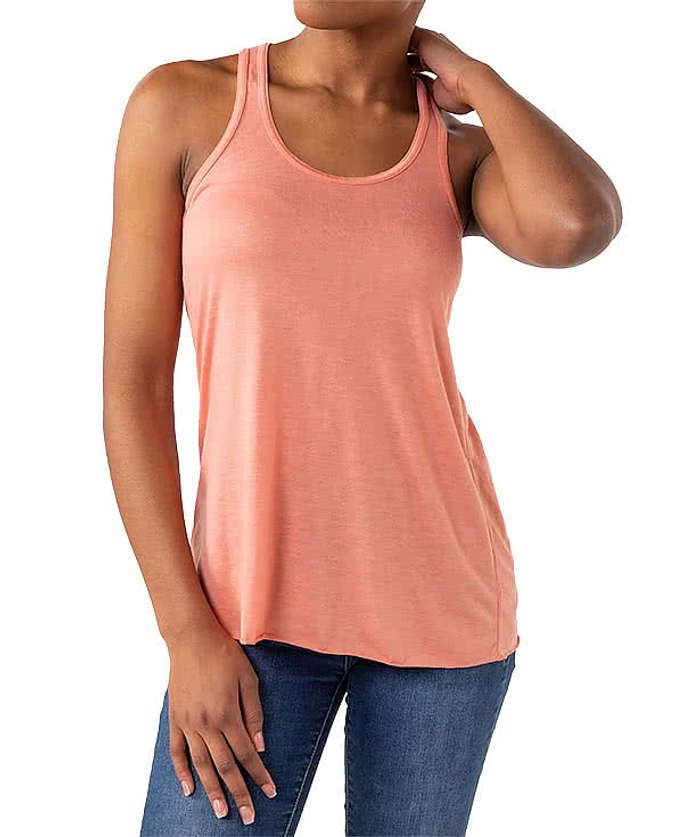 Bella + Canvas Women's Flowy Racerback Tank - Neon Pink 3 Bella + Canvas Women's Flowy Racerback Tank - Neon Pink