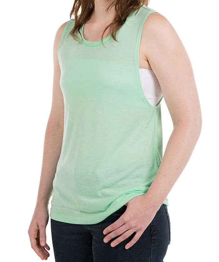 Bella + Canvas Women's Flowy Muscle Tank - White Marble 3 Bella + Canvas Women's Flowy Muscle Tank - White Marble