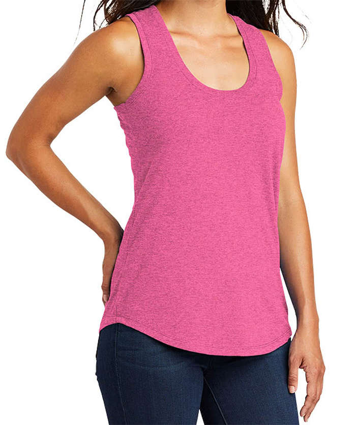 District Women's Tri-Blend Racerback Tank - Black 4 District Women's Tri-Blend Racerback Tank - Black