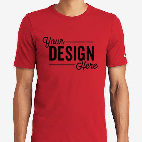Nike Dri-FIT Jersey Blend Performance Shirt - University Red