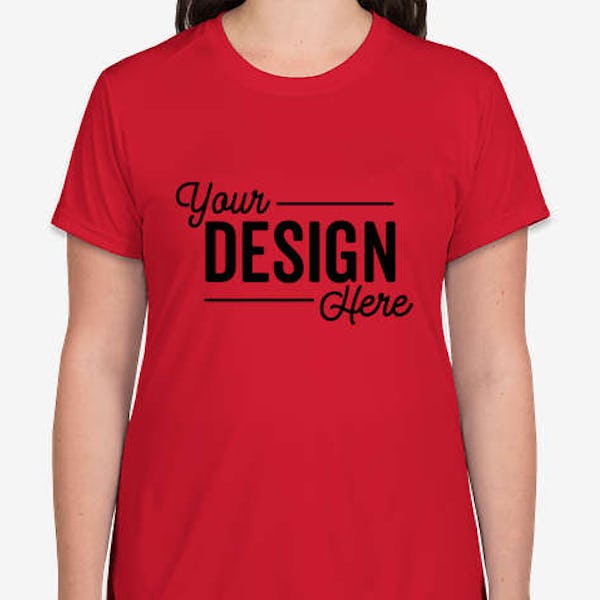 A4 Women's Promotional Performance Shirt - Scarlet Red