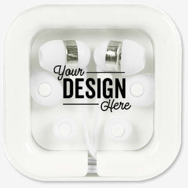 Color Pop Earbuds - White