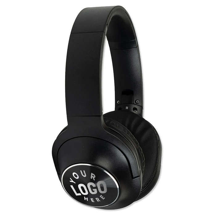 Laser Engraved BluTunes Wireless Headphones - Black