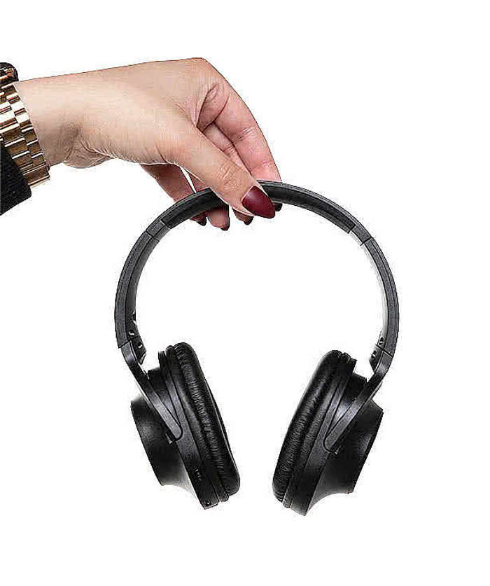 Laser Engraved BluTunes Wireless Headphones - Black