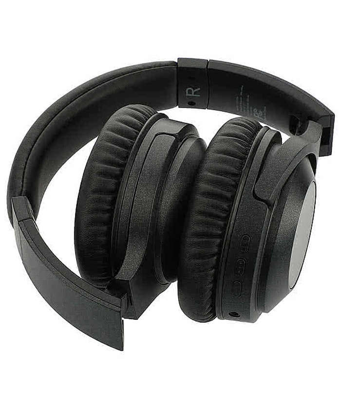 Hush Active Noise Cancelling Bluetooth Headphones - Black