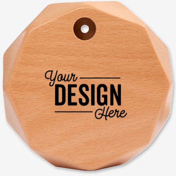 Laser Engraved Desk Tune FSC Wood Headphone Stand - Wood(WD)