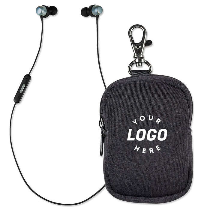 Pace Bluetooth Earbuds and Case - Black