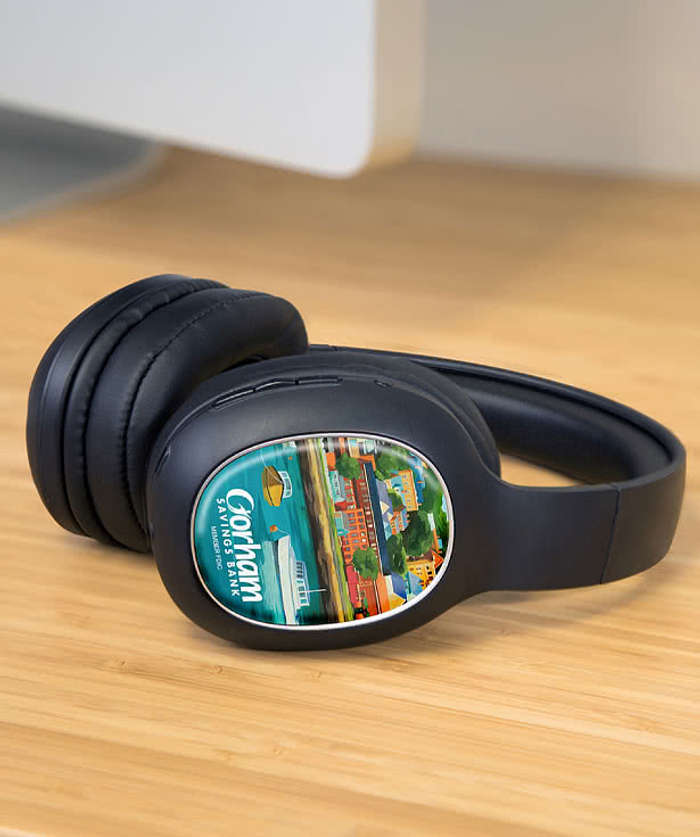 Full Color MyWorld Wireless Bluetooth Headphones - Black 4 Full Color MyWorld Wireless Bluetooth Headphones - Black