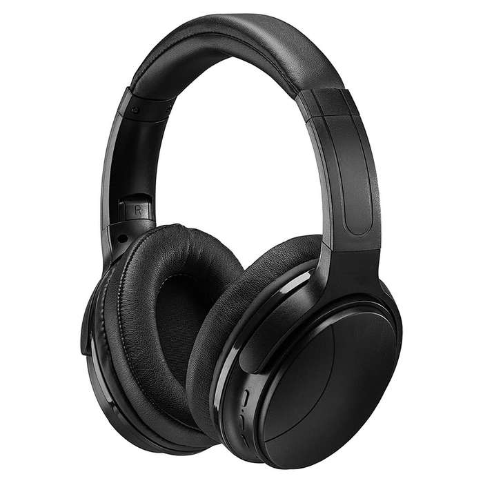 iLive Active Noise Cancellation Bluetooth Headphones - Black