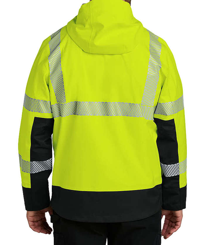Carhartt Storm Defender Class 3 Safety Jacket - Brite Lime 4 Carhartt Storm Defender Class 3 Safety Jacket - Brite Lime