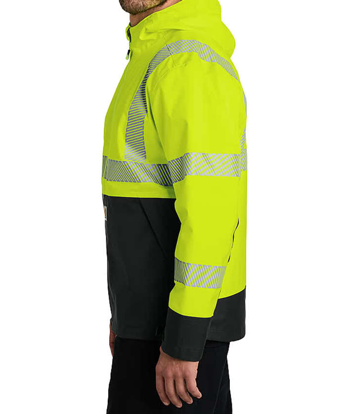 Carhartt Storm Defender Class 3 Safety Jacket - Brite Lime 5 Carhartt Storm Defender Class 3 Safety Jacket - Brite Lime